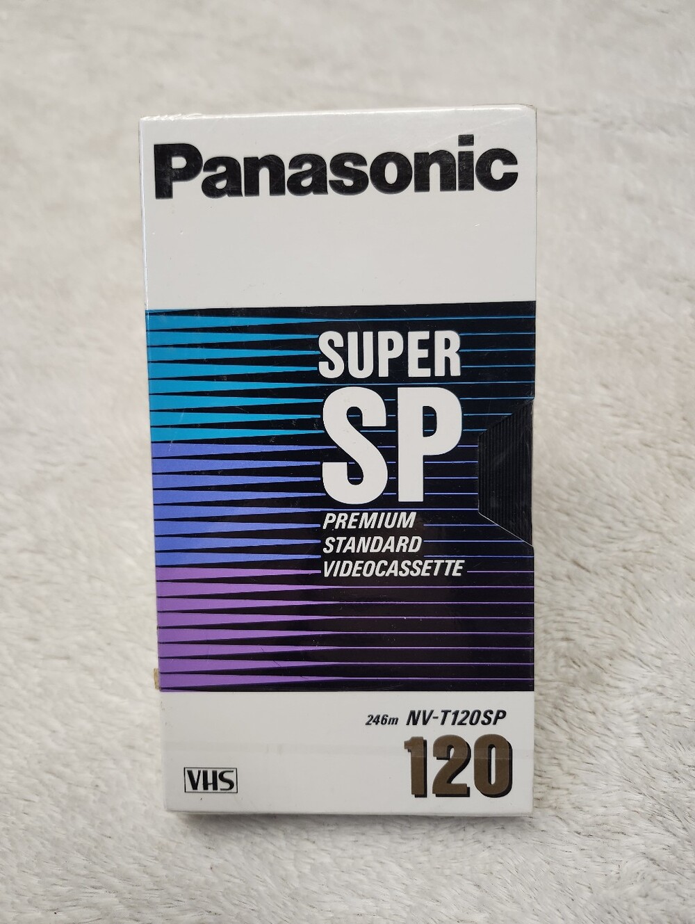 • Panasonic VHS NV-T120SP NEW Sealed 246m Videocassette Blank NIP